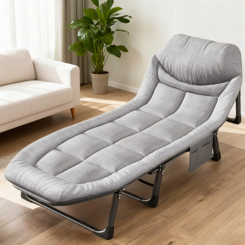 Single folding bed camping - folding,
