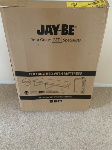 Jay single folding bed with - jay-be,